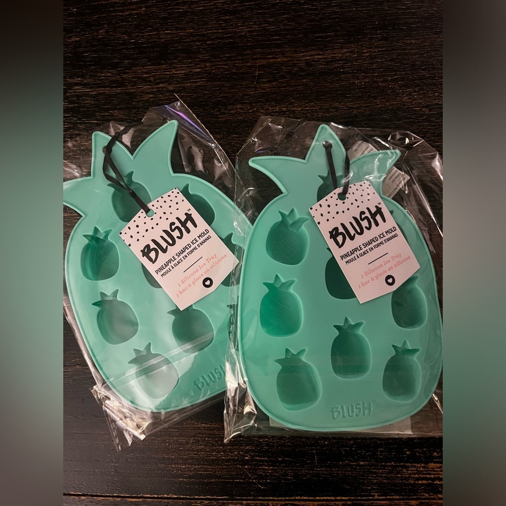 Blush Green Pineapple Ice Molds